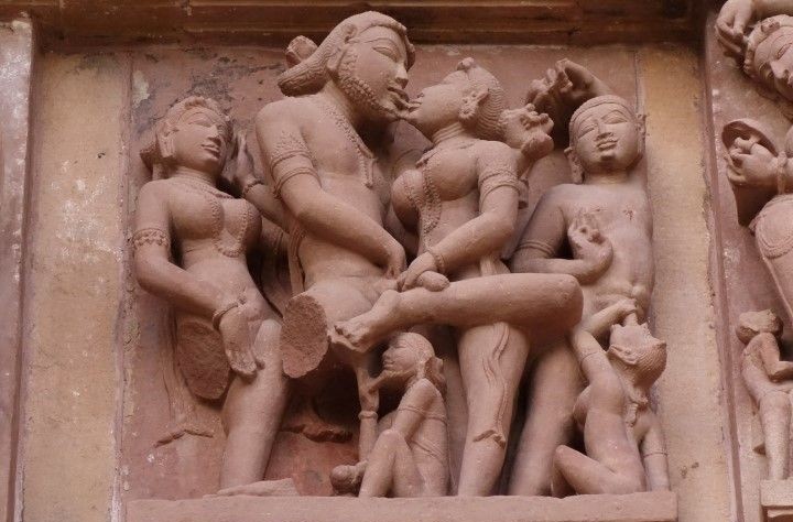 art érotique du temple de Khajuraho
